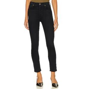 Mother 27 the High Waisted Looker Ankle in Encounters At Night